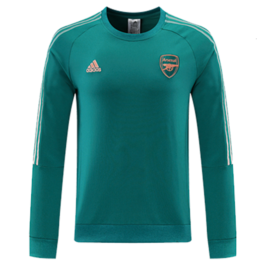 2021/22 Arsenal Green Travel Training Sweatshirt